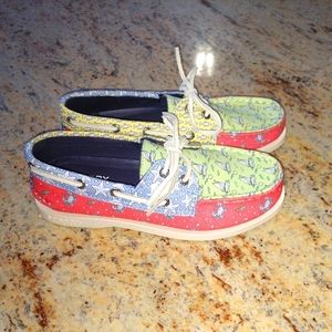 Vineyard Vines x Sperry girls boat shoes! Like new